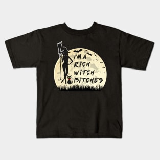 I am a rich witch Kids T-Shirt